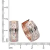 Celesta Silber Ohrring 925/- Sterling Silber 1,8cm rot ohne Produktbild-Vorschau 2