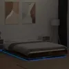 vidaXL Rám postele s LED kouřovým dubem 120x200cm materiál Náhled obrázku produktu 4