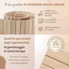Floranica Bordura per Giardino in legno 10 x 200 cm Non Anteprima dell’immagine prodotto 2