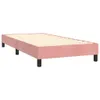 Boxspringbett mit Matratze & LED Rosa 90x200 cm Samt Produktbild-Vorschau 5