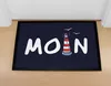 Fußmatte Moin maritim Leuchtturm norddeutsch Hallo Produktbild-Vorschau 2