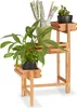 Relaxdays Blumentreppe 3-stöckig, Blumenetagere, beweglich, Produktbild-Vorschau 1