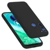 A black phone case is shown on a smartphone. Podgląd zdjęcia produktu