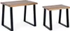 Beistelltisch Artur 2er Set mit Metallbeinen schwarz und Produktbild-Vorschau 1