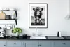 MuchoWow® Gerahmtes Poster Schottischer Highlander - Berg - Produktbild-Vorschau 4