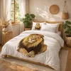 Sognamo Bio-Baumwollbettwäsche 135x200 cm – Design "George" Produktbild-Vorschau 3