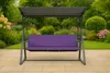 Auflagen für Hollywoodschaukel 170x60 + 170x50 cm Violett Produktbild-Vorschau 5