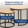 Konferenčný stolík z dreva, moderný obývačkový stôl, Náhľad obrázku produktu 5