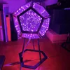 Lampe de nuit LED dodécaèdre avec effet infini - Lampe à Voir les images du produit 9
