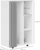 HOMCOM Armoire penderie meuble de rangement mobile 4 Voir les images du produit 5