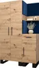 Garderobe ARTIN Set 6 mit gepolsterten Paneelen Industrial Produktbild-Vorschau 1