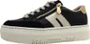 A single black and beige platform sneaker with gold zipper detail, shown from a side-diagonal angle on a white background. Náhľad obrázku produktu
