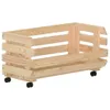 vidaXL Vozík na zeleninu 57x30x80 cm borovicový masiv Náhled obrázku produktu 5
