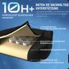 A cross-section diagram of a chair cushion highlighting its layers and materials. Podgląd zdjęcia produktu