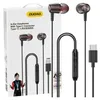Dudao X1PROT káblové slúchadlá do uší USB-C 1,2 m - čierne Náhľad obrázku produktu 2