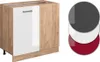 Meuble d'angle Vicco R-Line Blanc Haute brillance 86cm sans Voir les images du produit 5