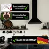 com-four® 4x Dunstabzugsfilter für Dunstabzugshaube mit Produktbild-Vorschau 2