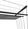 Sepio Deckenwäschetrockner Schwarz 100 cm, 6 Stäbe Produktbild-Vorschau 5