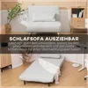 HOMCOM Einzelsofa Sofabett klapp verstellbar Rückenlehne Produktbild-Vorschau 4