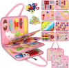 Lernspielzeug Filz Busy Board für Kinder, Motorikbrett, Produktbild-Vorschau 1
