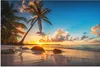 MuchoWow® Poster Strand - Meer - Palme - Sonnenuntergang Produktbild-Vorschau 1