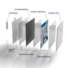 DEQORI Glasbild Echtglas 4x50x50 cm 'Blaue Kuppeln von Oia' Produktbild-Vorschau 7
