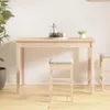 vidaXL Jídelní stůl 110x55x75 cm Borovicový masiv Náhled obrázku produktu 5