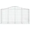 Gabionen mit Hochbogen 50 Stk 200x50x100/120cm Verzinktes Produktbild-Vorschau 4