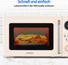 MEDION Retro Mikrowelle klein (20 Liter, ca. 800 Watt, 5 Produktbild-Vorschau 4