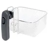 A close-up studio shot of a deep fryer basket with a handle. Produktbild-Vorschau