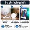 Kabellose LED Kugelleuchte 50 cm – Akku, Farbwechsel, IP54, Produktbild-Vorschau 4