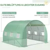 Ersatzfolie für 3x3x2 m Gewächshaus, robust, reißfest, 6 Produktbild-Vorschau 4