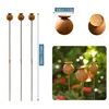 Gartenstecker Metall Blumen 3er Set, Garten Deko Rostoptik Produktbild-Vorschau 2