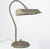 Bankerlampe 41 cm E14 Bronze aus Messing massiv Vintage Produktbild-Vorschau 1