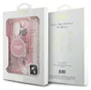The image shows the packaging of a Guess iPhone case with a floral design and a pearl strap. Anteprima dell’immagine prodotto
