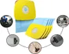 A collage of vacuum cleaner bags and images of vacuum cleaners in use in different settings. Produktbild-Vorschau
