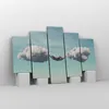 Bild auf Leinwand - Leinwandbild - 5 Teile - Wolken Produktbild-Vorschau 4