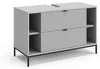 Waschbeckenunterschrank Vicco Eliza Grau 100 x 63 cm mit 2 Produktbild-Vorschau 3