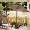 COSTWAY Parasol balkonowy 210 x 140 cm, prostokątny parasol Podgląd zdjęcia produktu 8