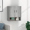 vidaXL Wandschrank Grau Sonoma 60x31x70 cm Holzwerkstoff Produktbild-Vorschau 2