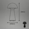 LED Akku-Tischleuchte Tischlampe für innen außen Garten USB Produktbild-Vorschau 4