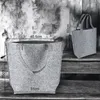 2x Filz Shopper XXL Filztasche Grau Set Einkaufstasche Produktbild-Vorschau 4