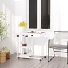 Dripex Schreibtisch Beistelltisch mit Rollen Laptoptisch Produktbild-Vorschau 10