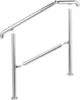 A stainless steel handrail for stairs, shown against a white background. Produktbild-Vorschau