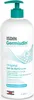 A white bottle of Isdin Germisdin Original Syndet Shower Gel with a teal pump dispenser. Náhled obrázku produktu