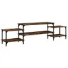 TV-Schrank Räuchereiche 197x35x52 cm Holzwerkstoff Produktbild-Vorschau 1