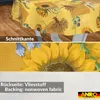 Tischdecke wasserabweisend abwaschbar Gelb Rund 100cm Produktbild-Vorschau 3