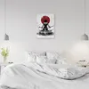 Obraz na plátne anime manga samuraj 40x60 cm Feeby červená Náhľad obrázku produktu 4