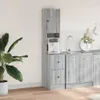 vidaXL Küchenschrank Grau Sonoma 35x50x180 cm Holzwerkstoff Produktbild-Vorschau 3