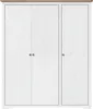 Kleiderschrank BODO Weiß und Braun 146x53,5x173 cm Produktbild-Vorschau 3